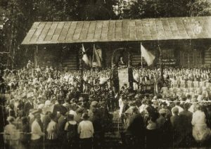 Tuutarin viimeiset laulujuhlat Äijänmäellä vuonna 1917.